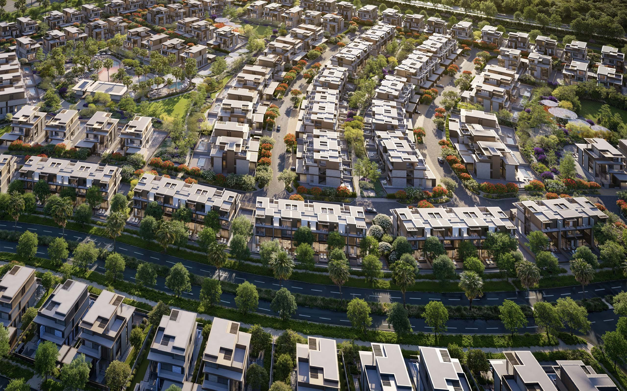 Villa streets from Nad Al Sheba Gardens Phase 11, a prior release in the same master community